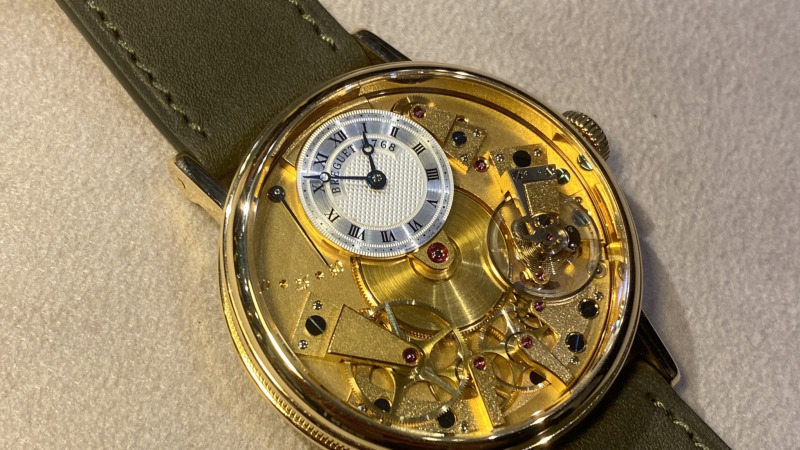 Bracelet Montre Veau Kaki - Breguet Tradition