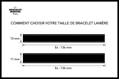 Bracelet Lanière : Comment choisir votre taille?