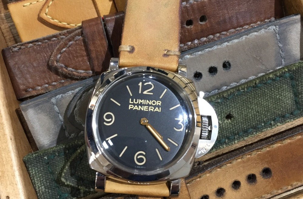 Bracelet Montre Ethnic Miel - Montre Panerai Luminor 1950 PAM372