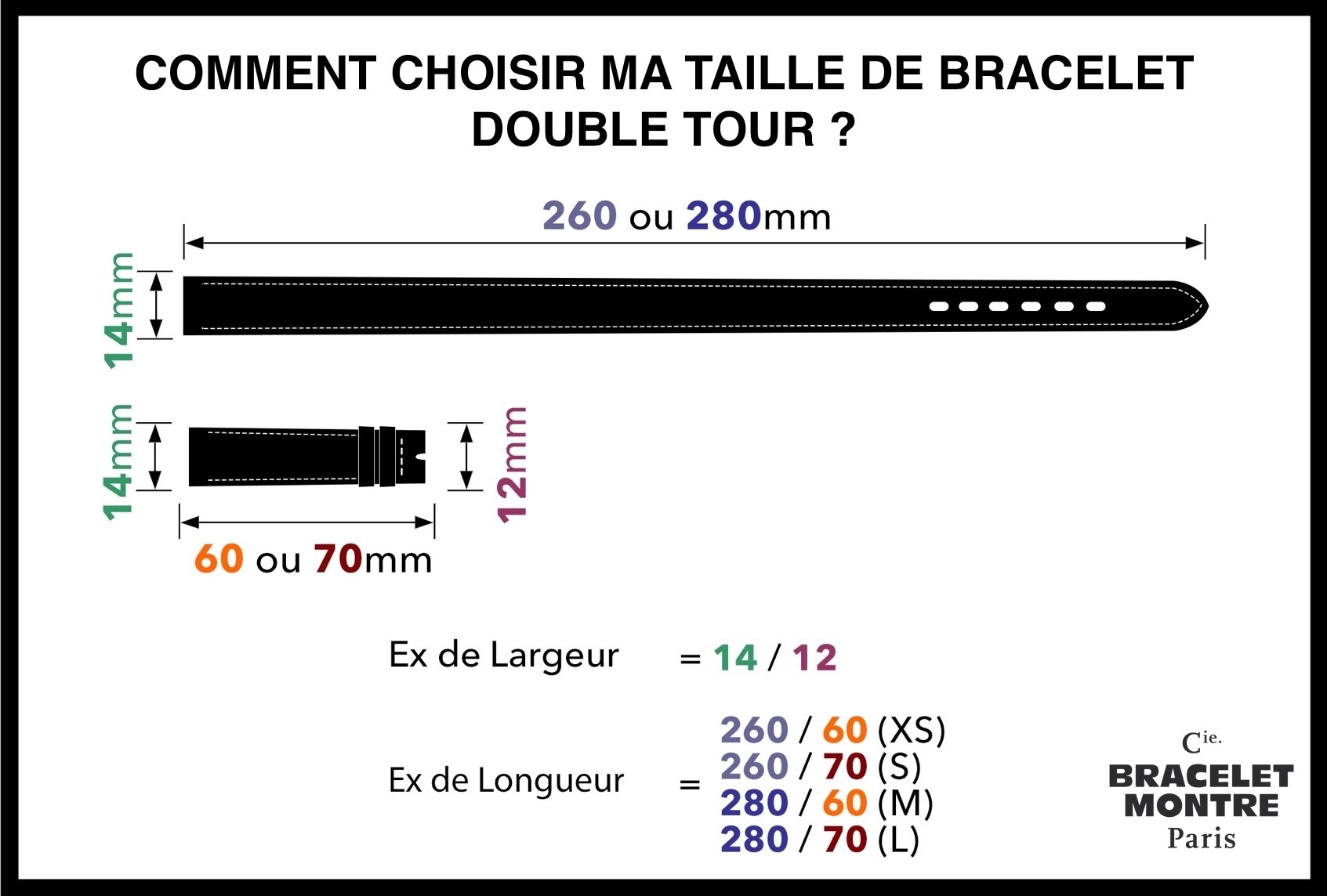 Bracelet double tour : Comment choisir votre taille ?