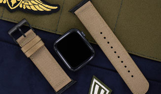 Boutique en ligne bracelet montre en tissu adaptable sur montre Apple Watch