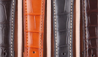 Boutique en ligne bracelet montre cuir Alligator adaptable montre de marque et d’horloger
