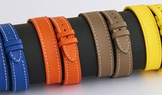 Boutique en ligne bracelet montre cuir double-tour adaptable montre de marque et d’horloger